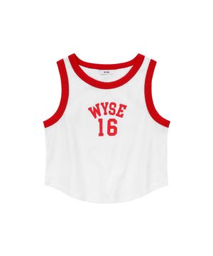 식스틴 콤비 크롭 나시티 (화이트)