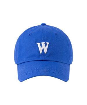 더블유 베이직 볼캡 (블루)