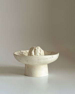 Stone and Plate_Ivory