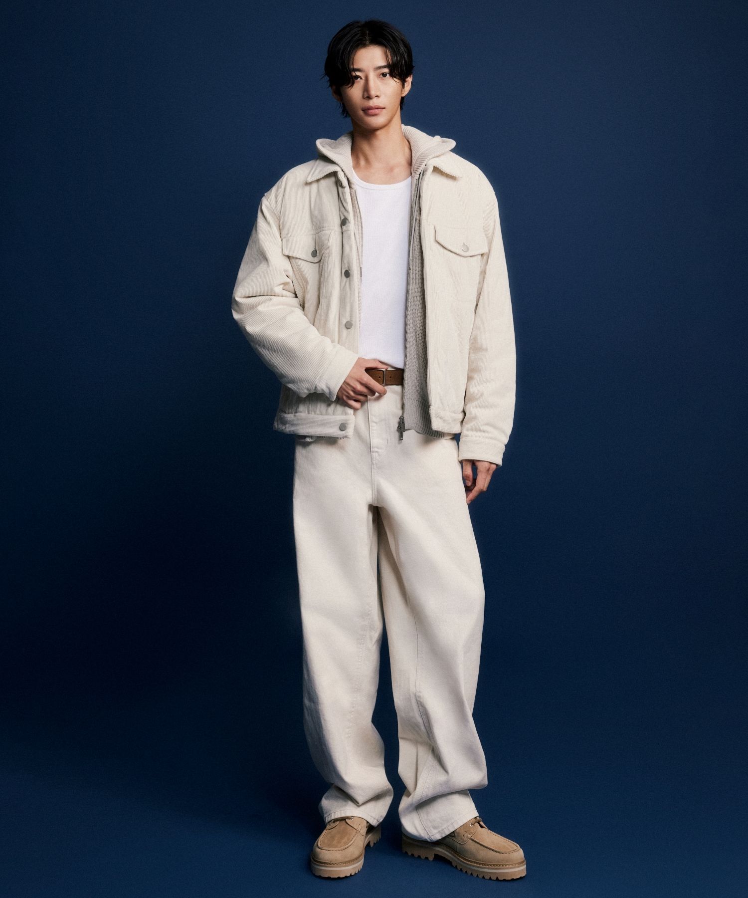 ★MUSINSA STANDARD★ Coated loose exhaust denim pants washed MUSINSA | MUSINSA STANDARD Coated loose exhaust denim pants