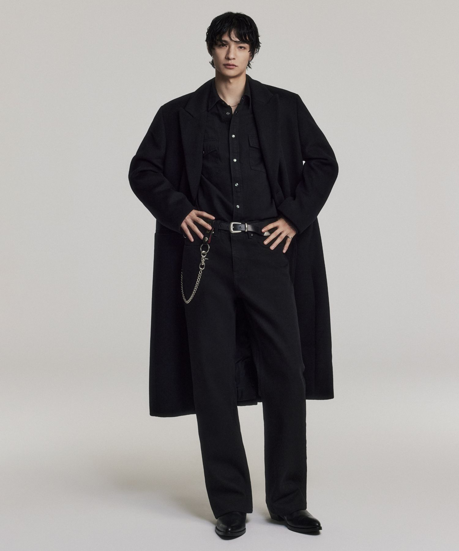 MUSINSA | MUSINSA STANDARD Flare Denim Pants [Black]
