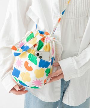 바잇미 X 피피피스튜디오 크로스 토트백 강아지 산책 가방 (2 colors)