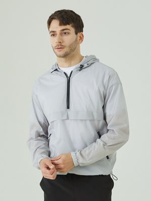 에어라이트 아노락 후드 바람막이[라이트그레이]