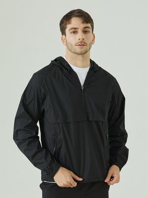 에어라이트 아노락 후드 바람막이[블랙]
