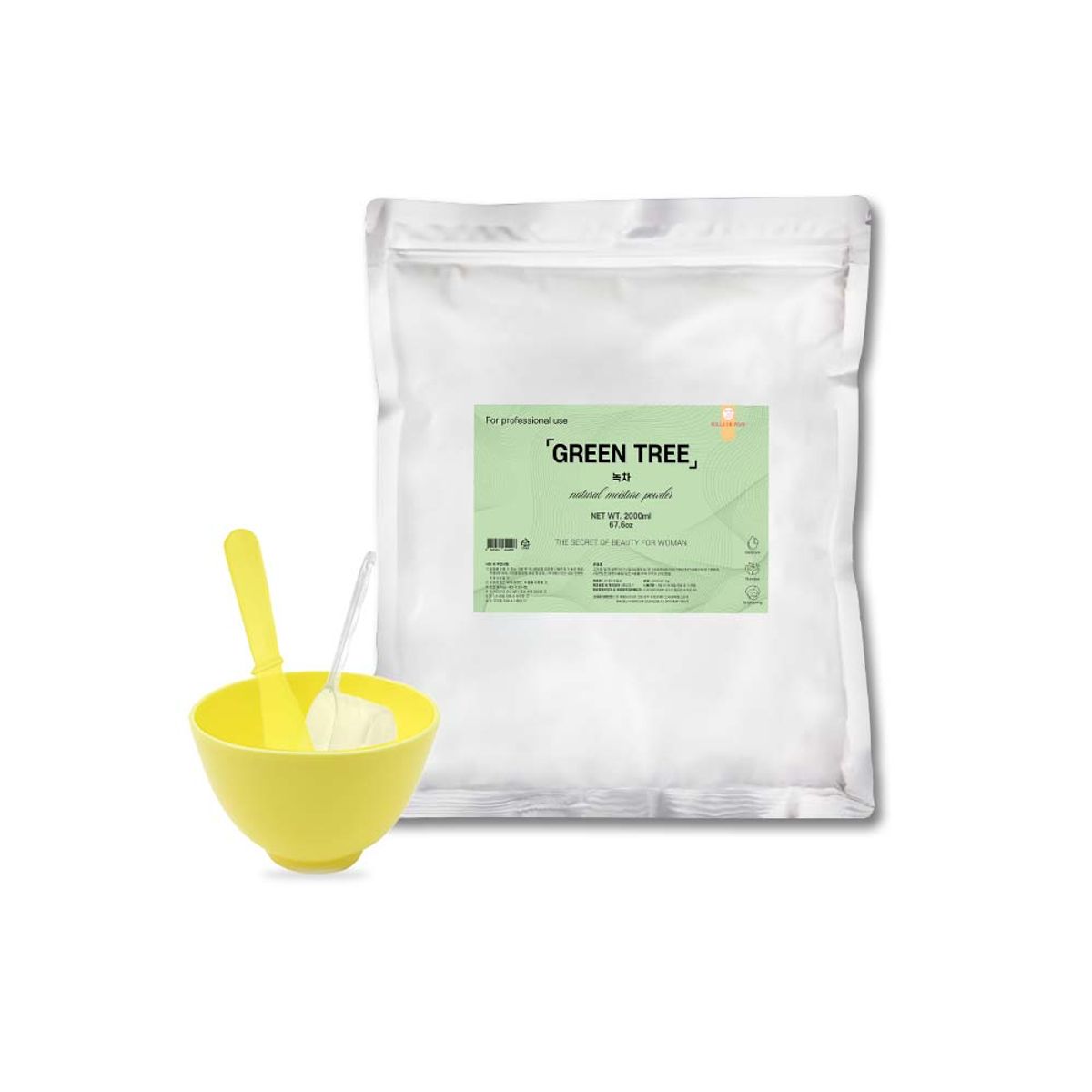 벨라드뽀(BELLADEPEAU) 프리미엄 녹차 모델링팩 1kg + 팩도구세트
