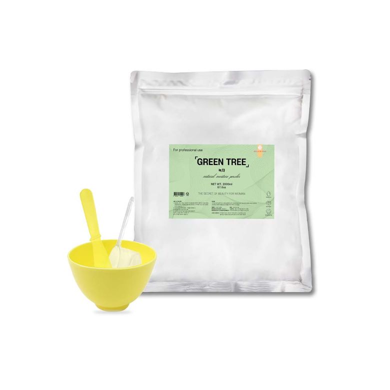 프리미엄 녹차 모델링팩 1kg + 팩도구세트