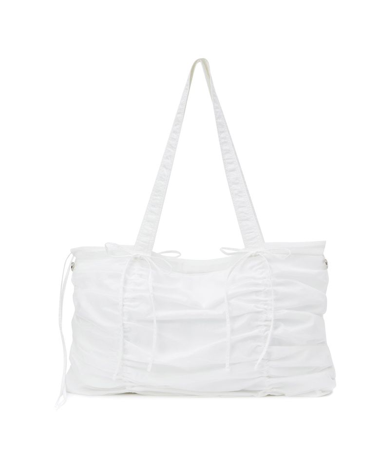 MESH FRILL SHOULDER BAG