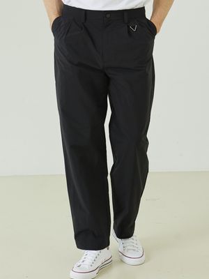 나일론 핀턱 팬츠[블랙]