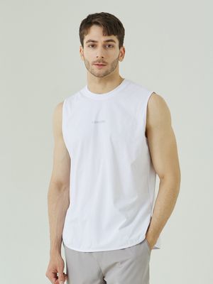 머슬 릴렉스핏 데일리 슬리브리스[화이트]