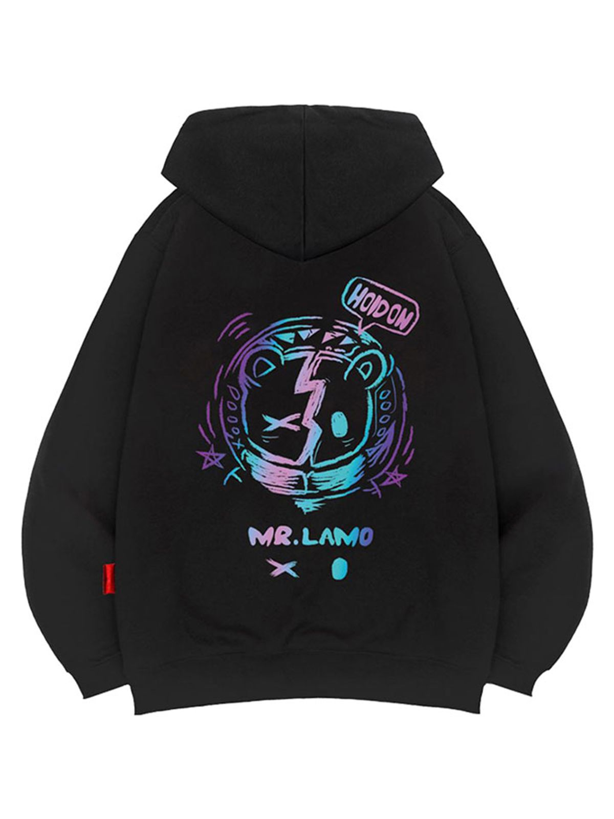 엘라모(LLAMO) 네온베어 후드티 남녀공용 빅사이즈 M~4XL