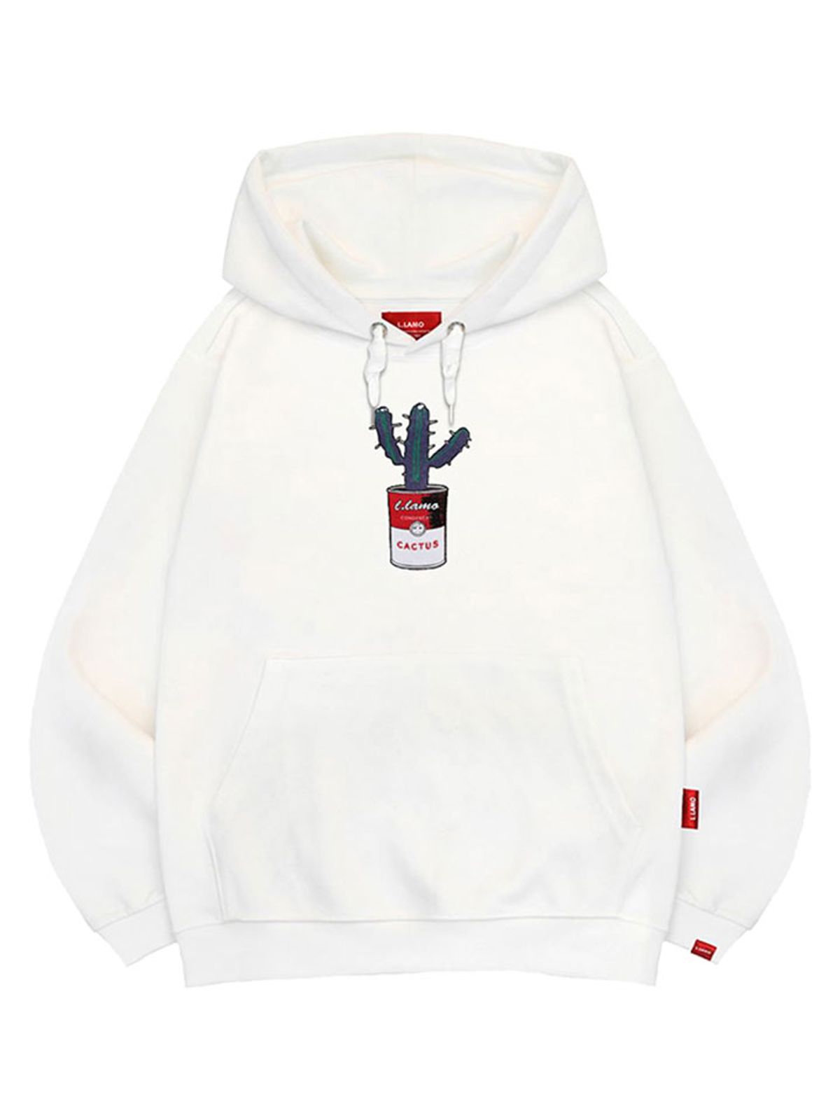 엘라모(LLAMO) 통조림 후드티 남녀공용 빅사이즈 M~4XL