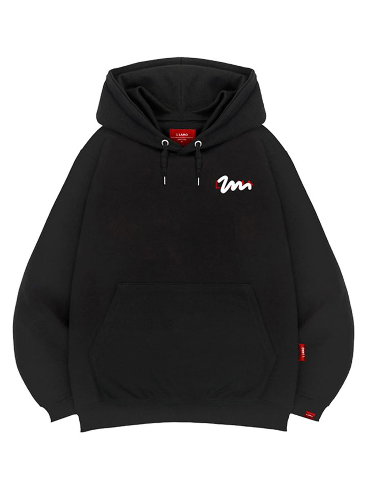 엘라모(LLAMO) 라모싸인 후드티 남녀공용 빅사이즈 M~4XL