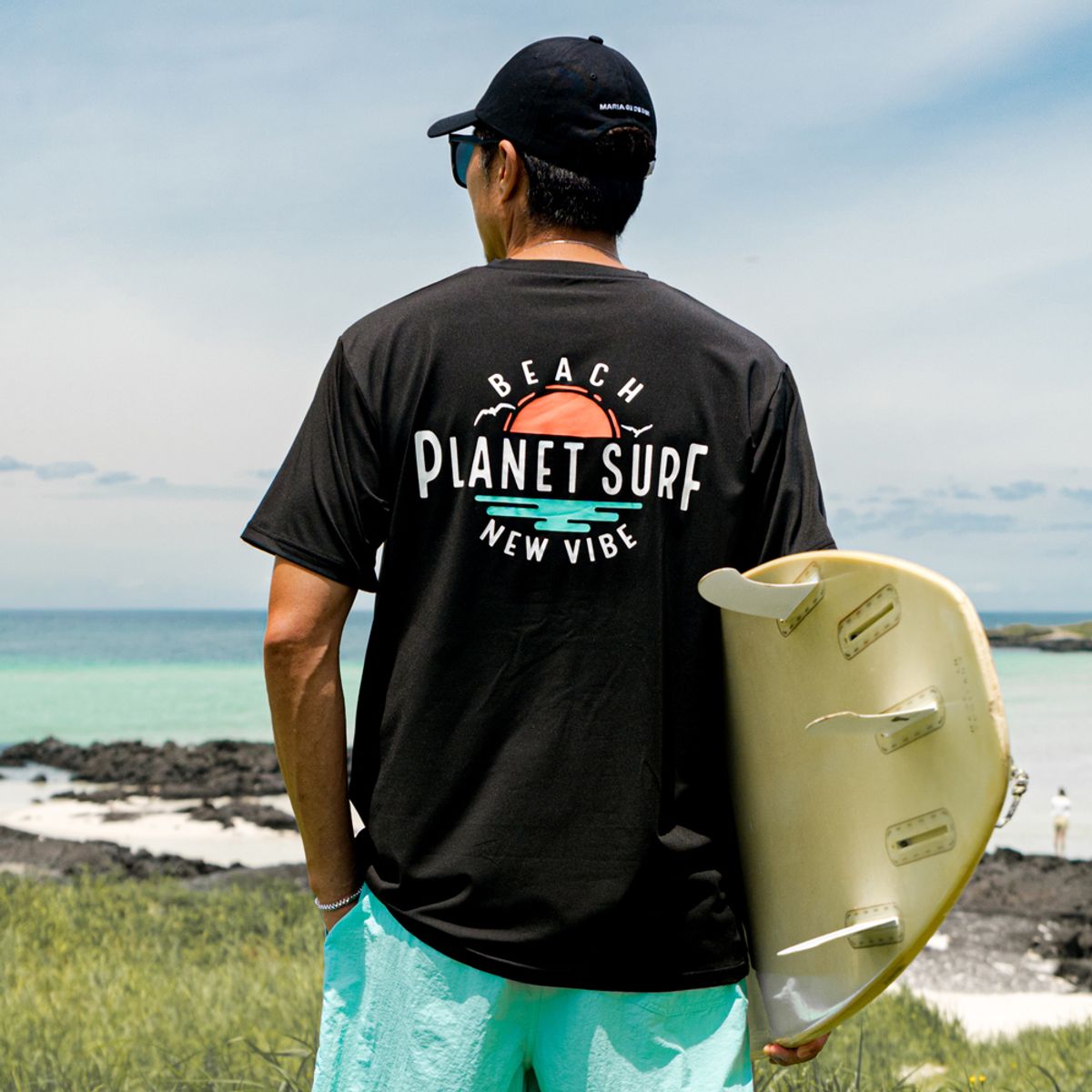 플래닛서프(PLANETSURF) 남성 루즈핏 래쉬가드 PS046BUMT