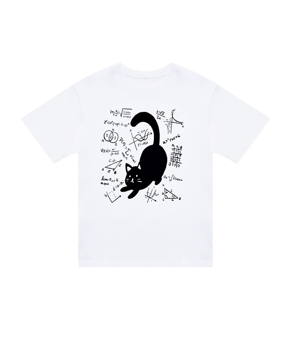 노어큐트(NORCUTE) Calculating Cat tee