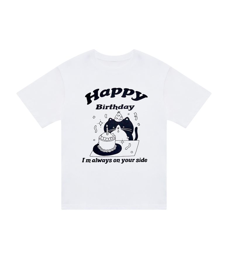 Birthday Party Cat tee