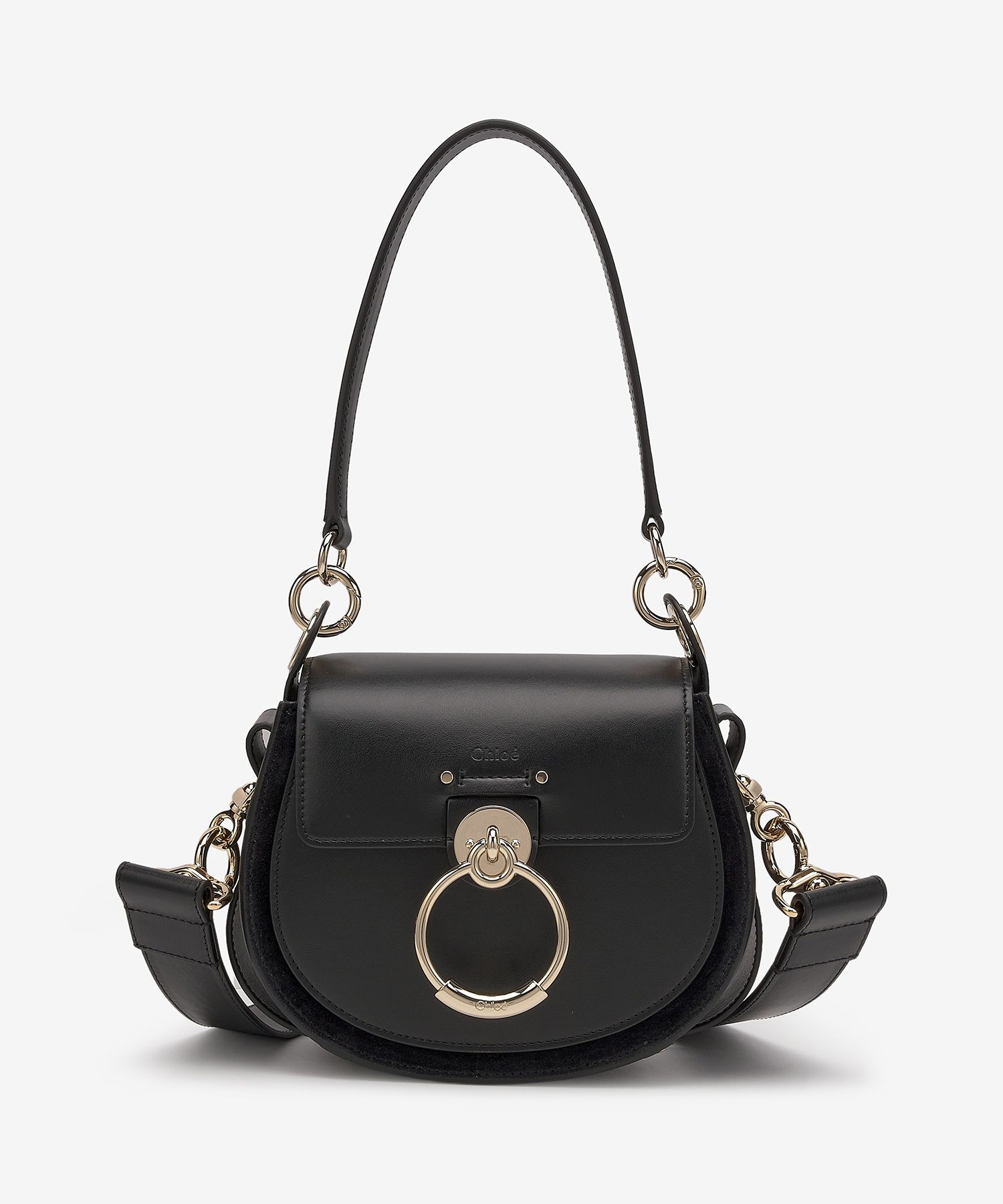 Chloe CHC22SS153G31001 関税送料込 MUSINSA公式 | CHLOE Small Tess Shoulder Bag - Black