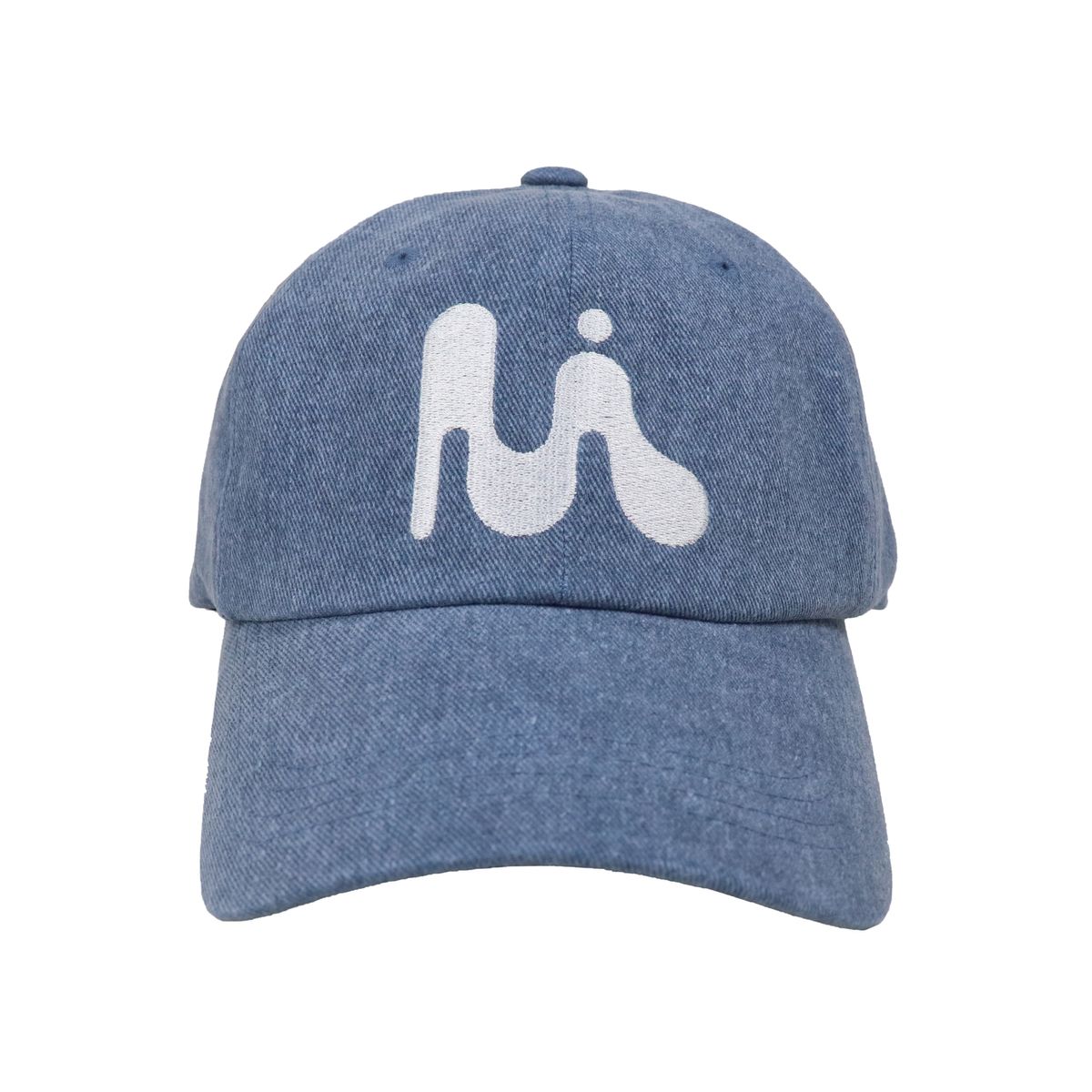 미와이후(MIYHOO) BIG LOGO BALL CAP ( WASHING DENIM )