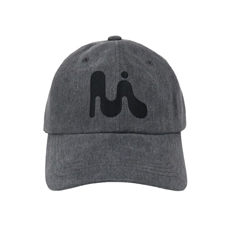 BIG LOGO BALL CAP ( WASHING CHARCOAL )
