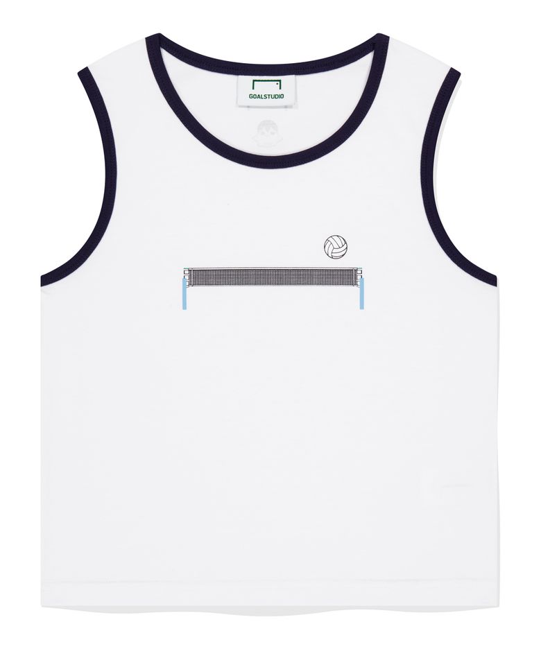 [하이큐]HAIKYUU!! SLEEVELESS-NET&BALL-WHITE/NAVY(여성용)