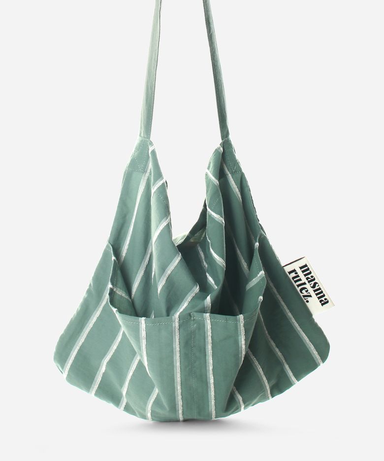 Rabbit eco bag_Wide khaki green