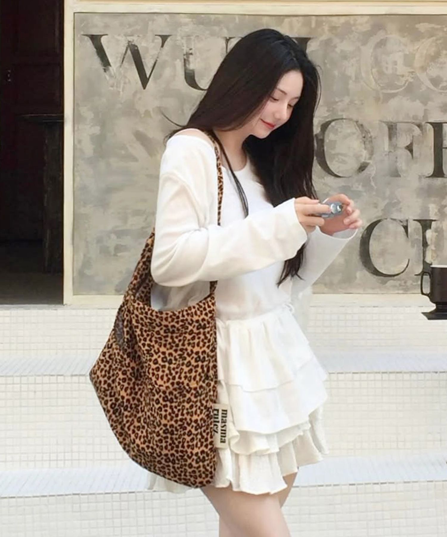 【Masmarulez】Rabbit eco bag_Leopard エコバッグ☆送料関税込 MUSINSA公式 | MASMARULEZ Rabbit eco bag_Leopard
