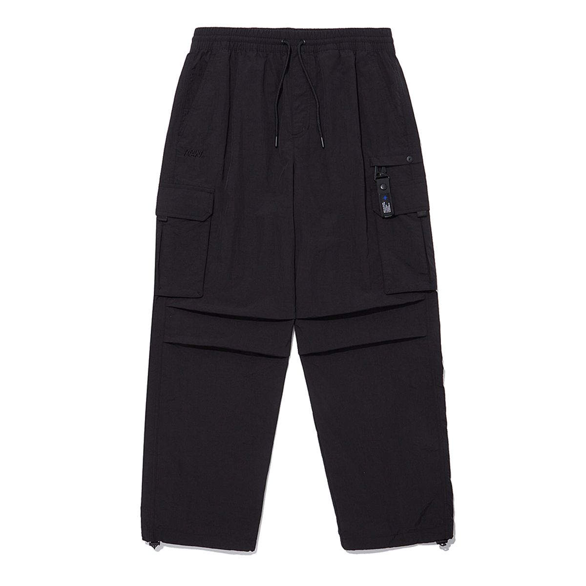 올어바웃뉴(ALL ABOUT NEW) 세미와이드 파라수트 팬츠 블랙 INY3PL23ABK