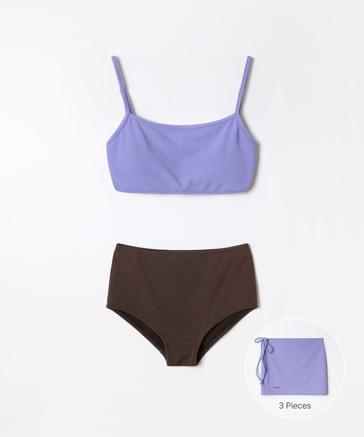 앤니즈(ANDNEEDS) Tenny bikini set (purple)