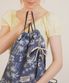 Gym sack string bag _ hawaii denim