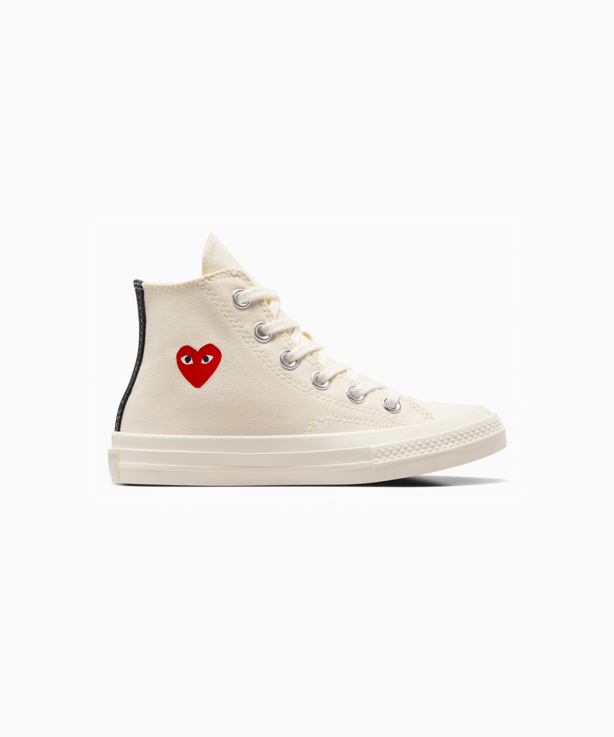 컨버스(CONVERSE) 컨버스 X 플레이 꼼데가르송 싱글 하트 척 70 하이 유스 A08803C