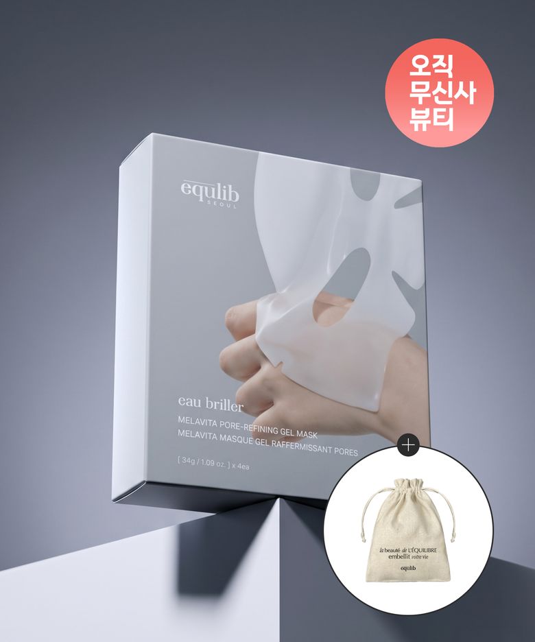 오 브리에 겔마스크 1BOX/4매+ 린넨파우치