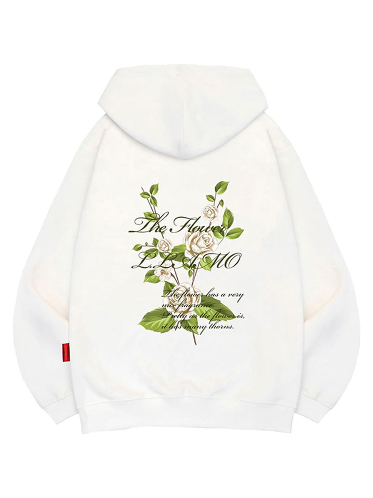 엘라모(LLAMO) 더플라워 후드티 남녀공용 빅사이즈 M~4XL