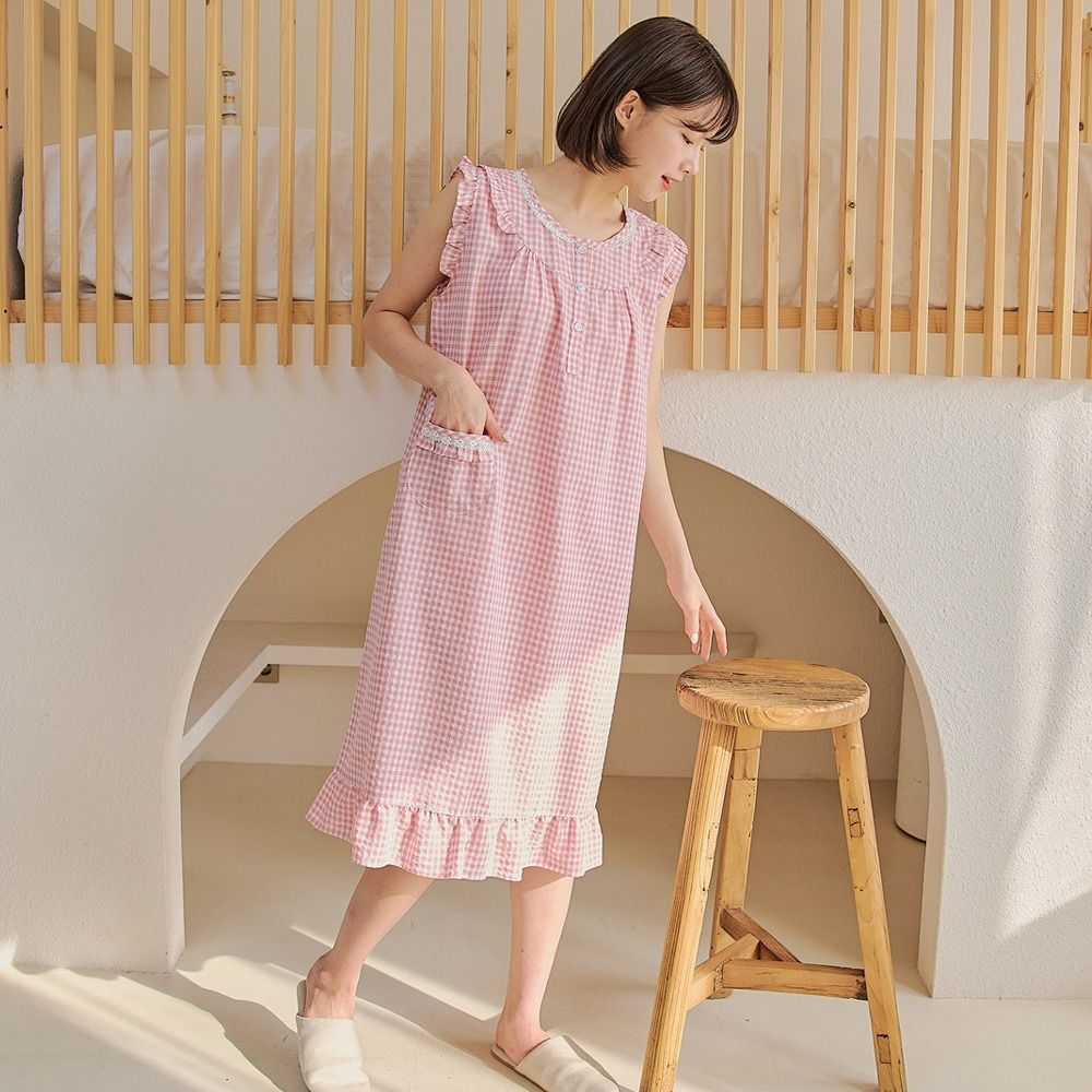 完売品★MA deshabille パジャマ　M.A pajamas(38) MUSINSA公式 | JJNIYA レディース アンディ ノースリーブワンピース