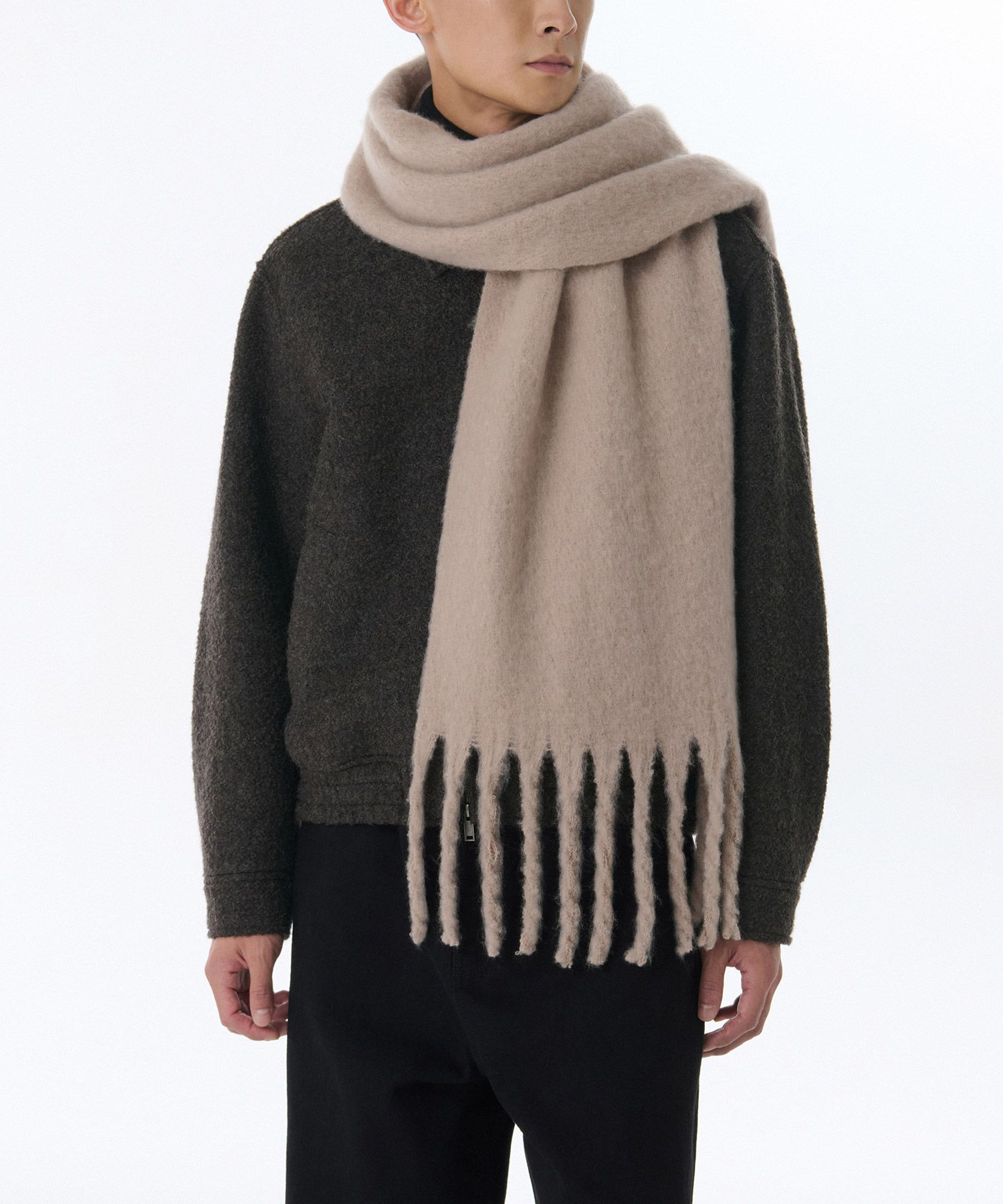 MUSINSA公式 | MUSINSA STANDARD フラッフィーボールドマフラー