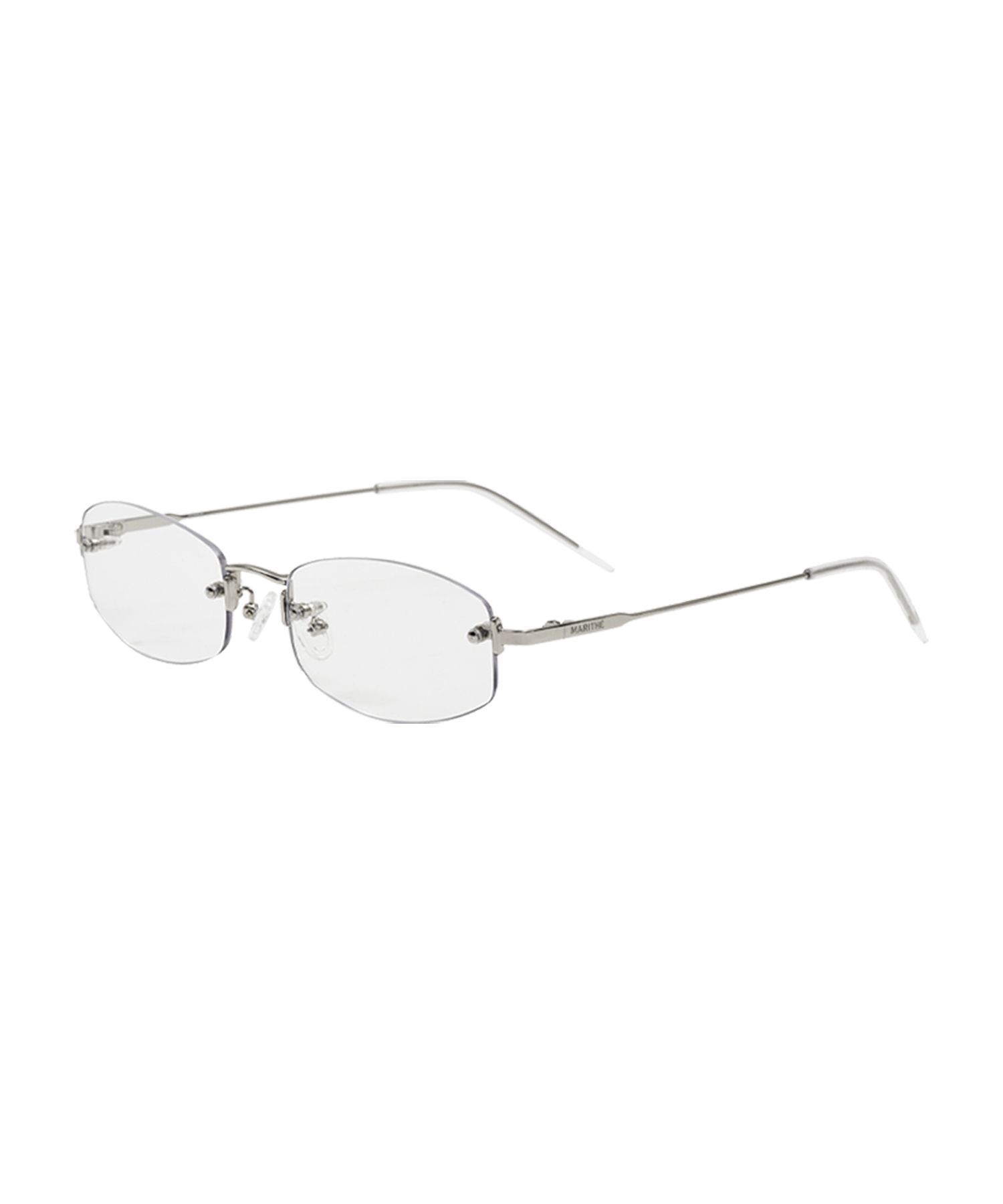 【Marithe】REGULAR LOGO FRAMELESS GLASSES / 追跡付 Marithe】REGULAR LOGO FRAMELESS GLASSES / 追跡付 (Marithe +