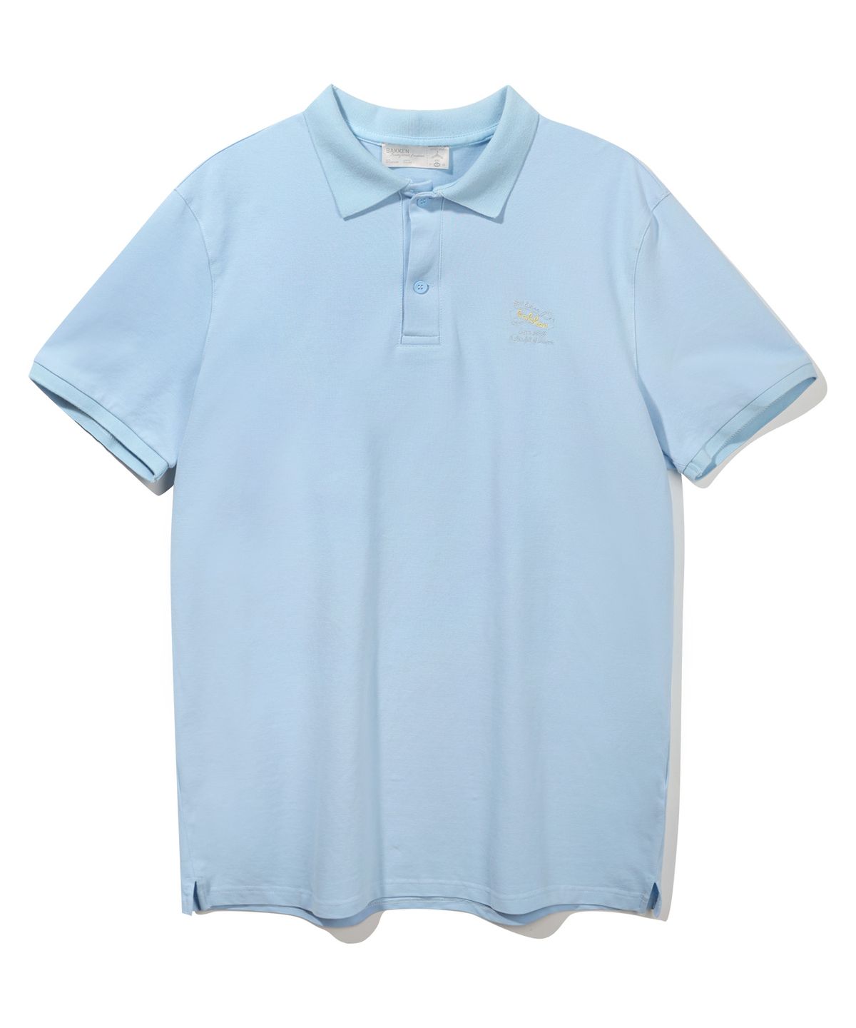 바켄(BAKKEN) Classic Logo 코튼 피케 카라 티셔츠 BK8916_블루