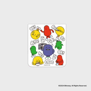 스티키몬스터랩 프렌즈 플립수트 카드for Galaxy Z Flip6