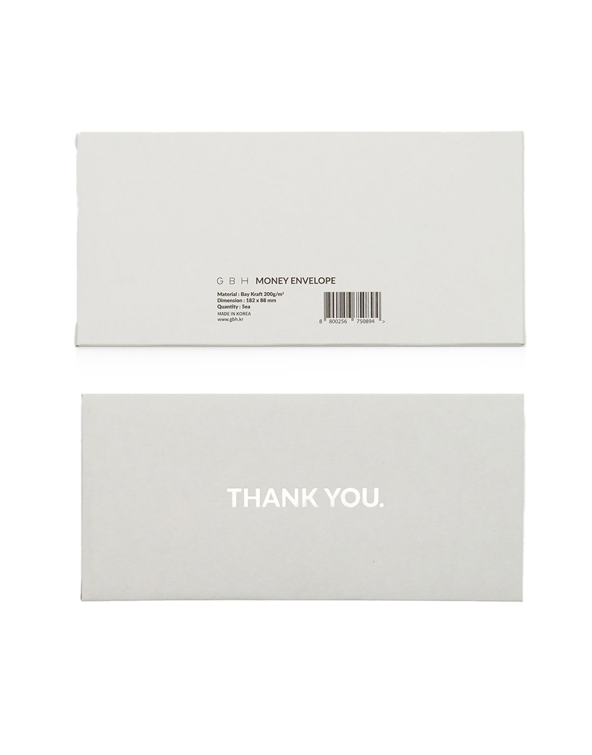 지비에이치 홈(GBH HOME) MONEY ENVELOPE THANK YOU 5EA 현금 봉투