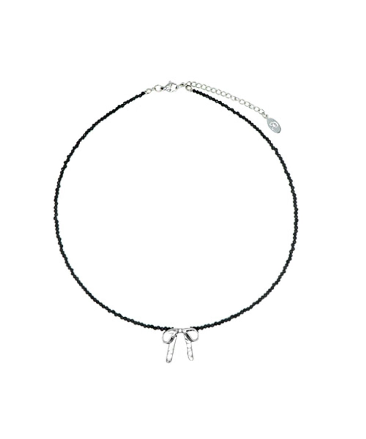 랜덤오프(RANDOMOFF) Ribbon pendant beads Necklace