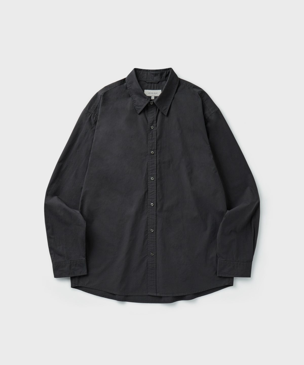 유니온블루(UNION BLUE) LAUNDRY SHIRT [DEEP CHARCOAL]
