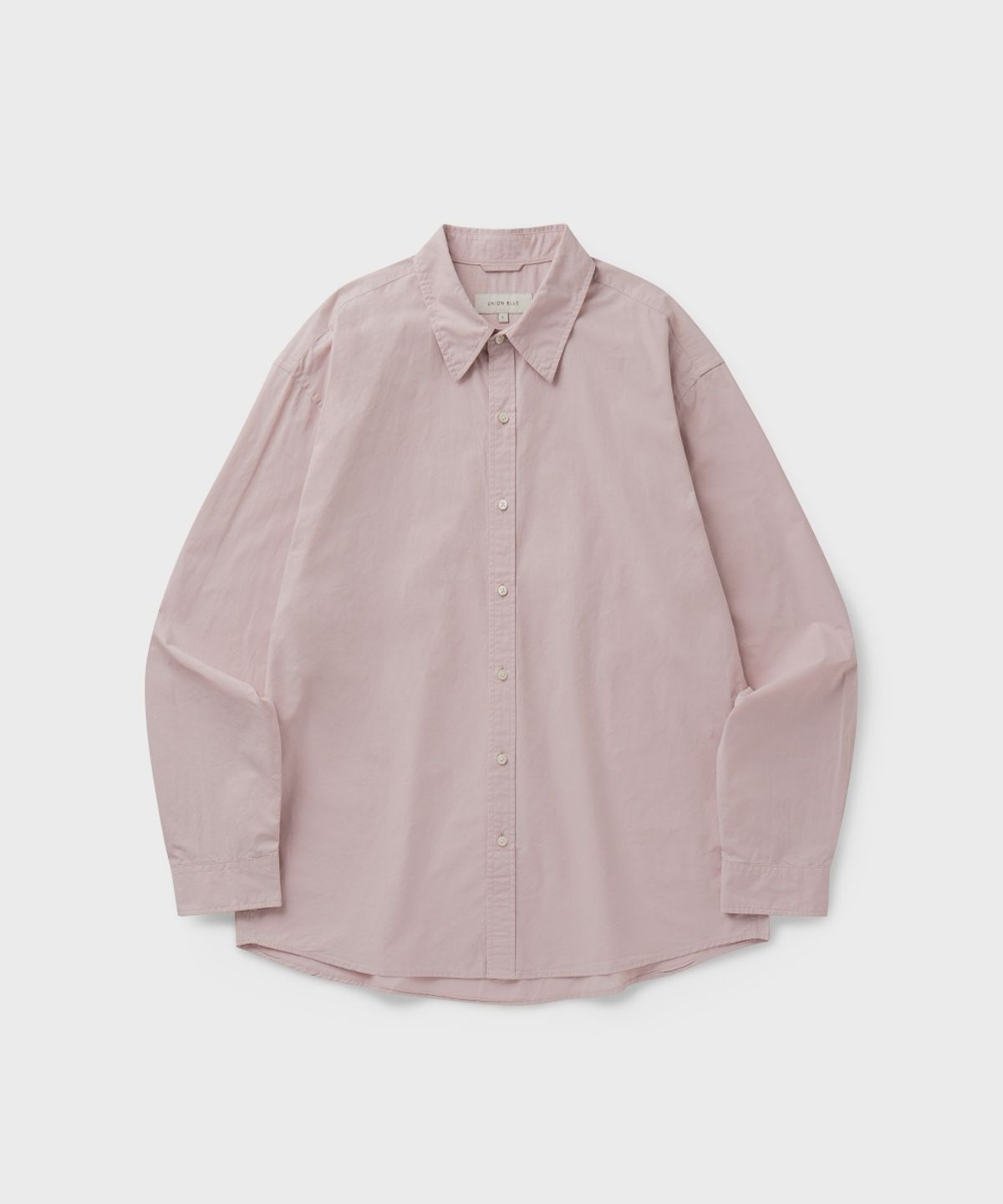 유니온블루(UNION BLUE) LAUNDRY SHIRT [GRAY PINK]