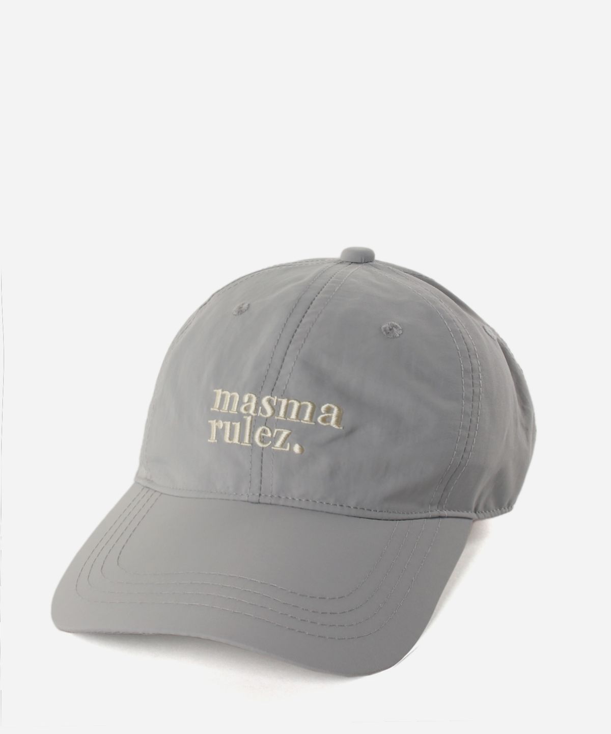 마스마룰즈(MASMARULEZ) MSMRZ Logo Ball cap - Gray