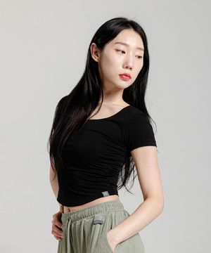 여성요가복 올인원 레이온 티셔츠 2TT4232