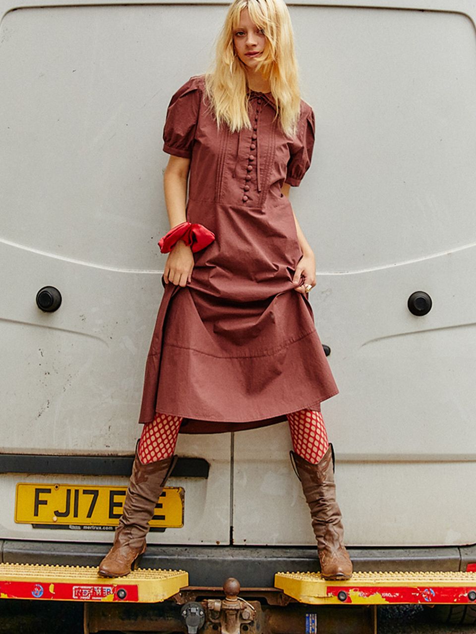 MUSINSA | TILDA MA TILDA Granny Legacy Dress_Brown