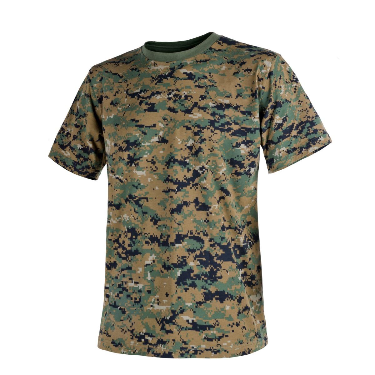 헬리콘텍스(HELIKONTEX) 베이직 코튼 반팔 티셔츠 USMC 디지털우드랜드