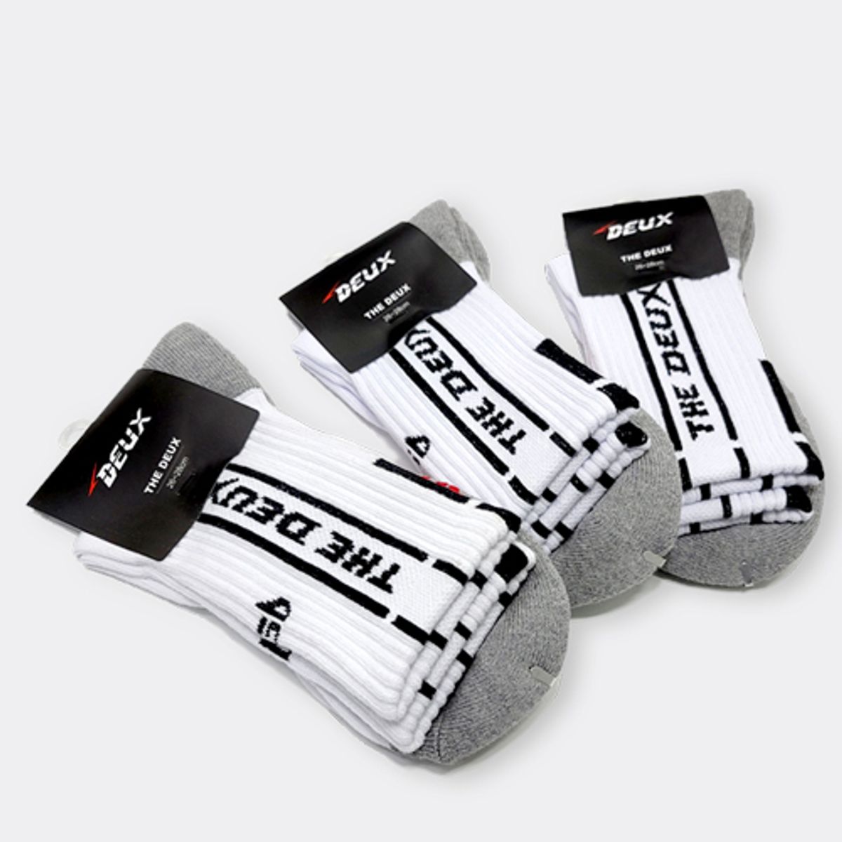 듀스피싱(DEUXFISHING) [3족 세트]남성용 스포츠 쿠션 양말 - SOCKS_05