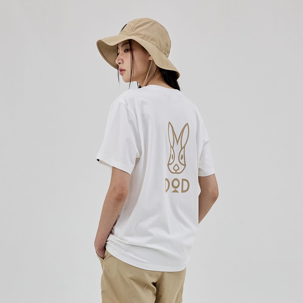 디오디(DOD) 소로나 베이직 라운드 숏 티셔츠(맨즈) - OFF WHITE
