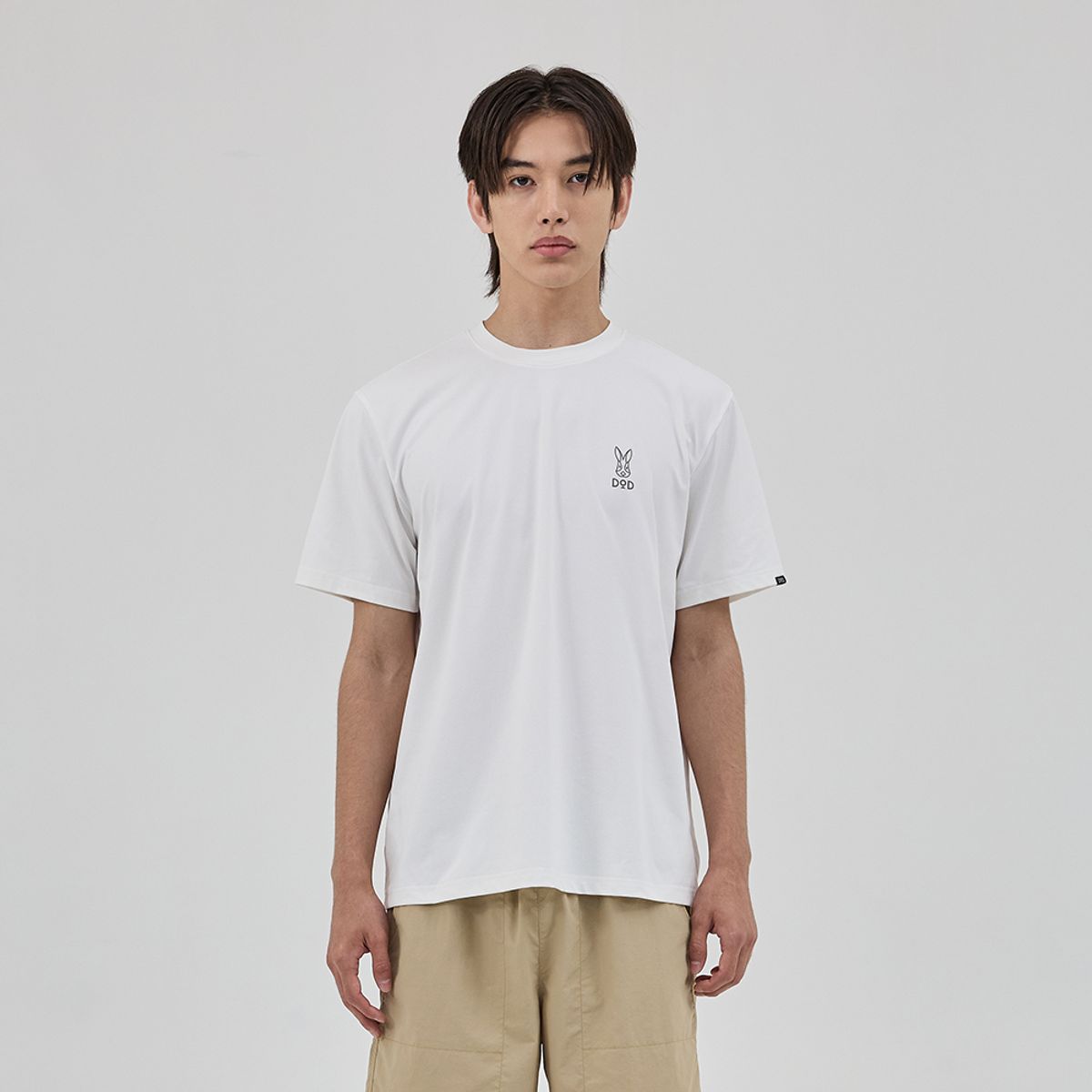 디오디(DOD) 액티비티 프린트 숏 티셔츠 - OFF WHITE