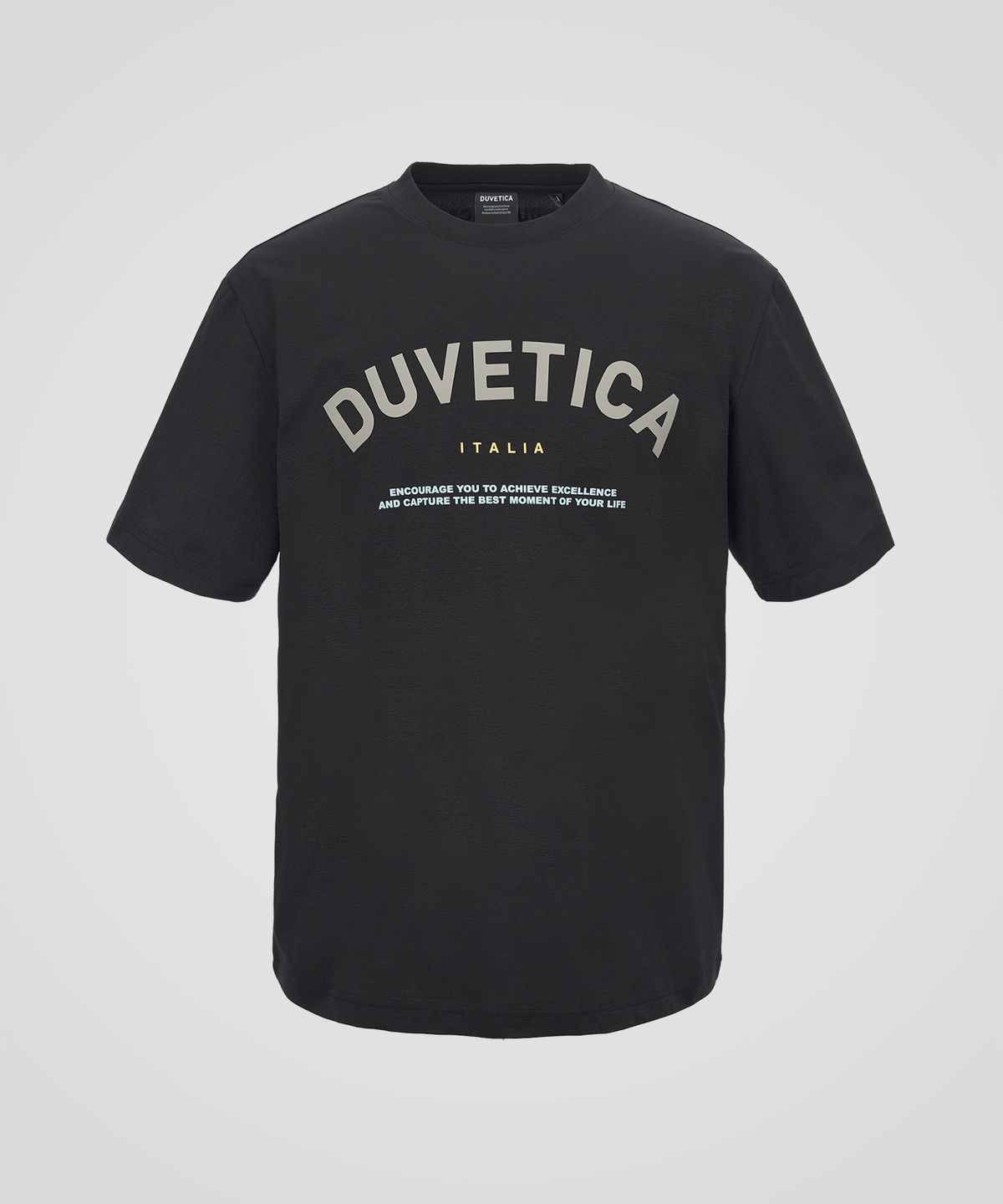 듀베티카(DUVETICA) 호에 M(블랙)(남성 반팔티셔츠)