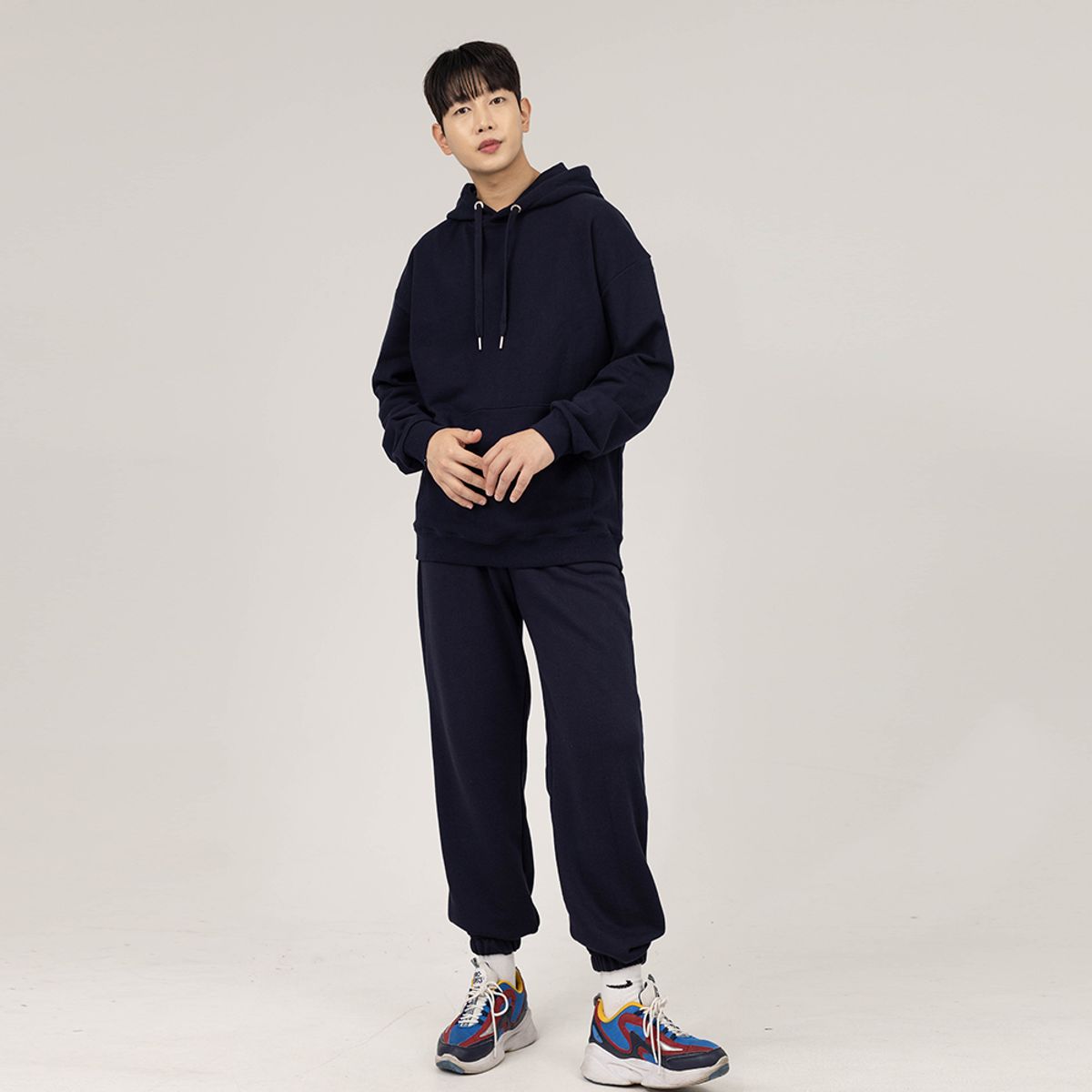 엘라모(LLAMO) 후드 조거 트레이닝 세트 남녀공용 XS~XL