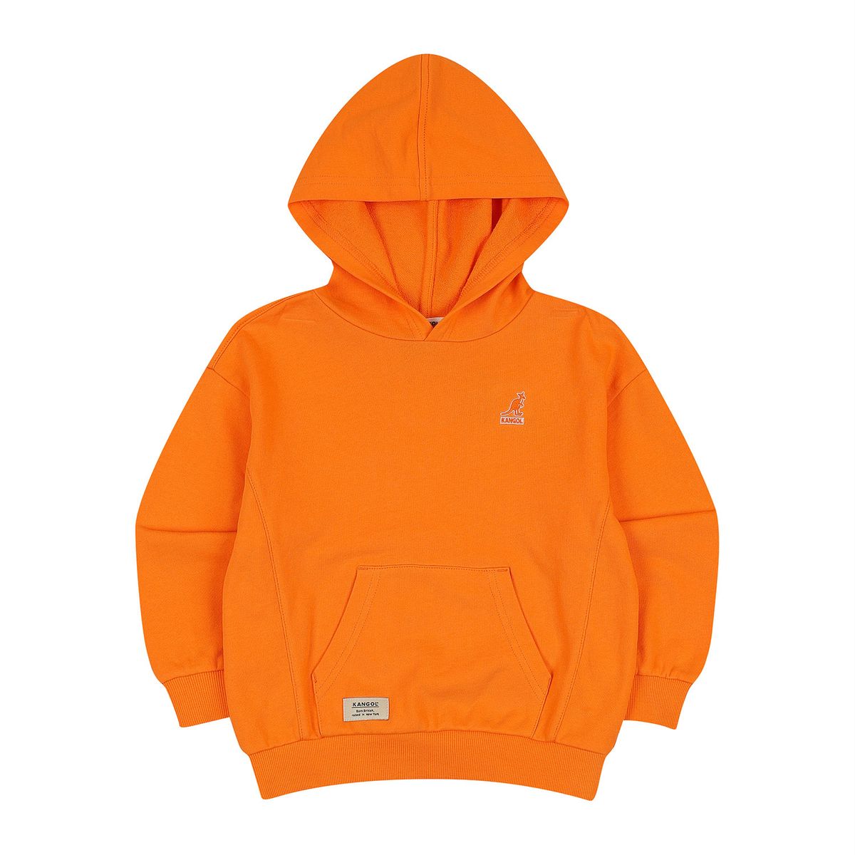 캉골키즈(KANGOL KIDS) 클럽 로고 후디 QC 0001 오렌지